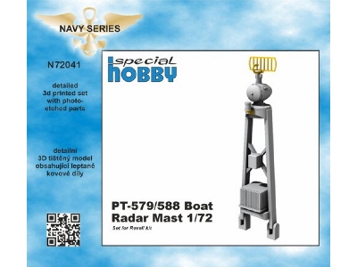 Pt-579/588 Boat Radar Mast (Set For Revell Kit) - zdjęcie 1