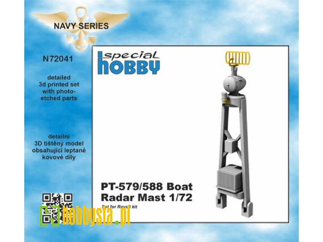Pt-579/588 Boat Radar Mast (Set For Revell Kit) - zdjęcie 1