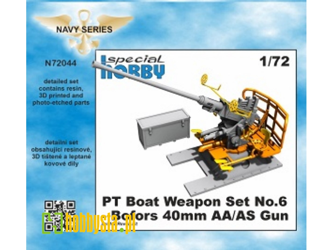Pt Boat Weapon Set 6 - Bofors 40mm Aa/As Gun - zdjęcie 1 Pt Boat Weapon Set 6 - Bofors 40mm Aa/As Gun - zdjęcie 1