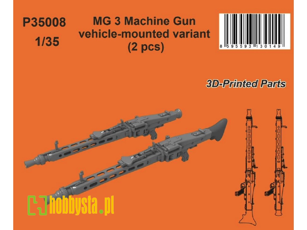 Mg 3 Machine Gun - Vehicle-mounted Variant 2 Pcs - zdjęcie 1