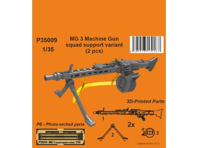 Mg 3 Machine Gun - Squad Support Variant (2 Pcs) - zdjęcie 1