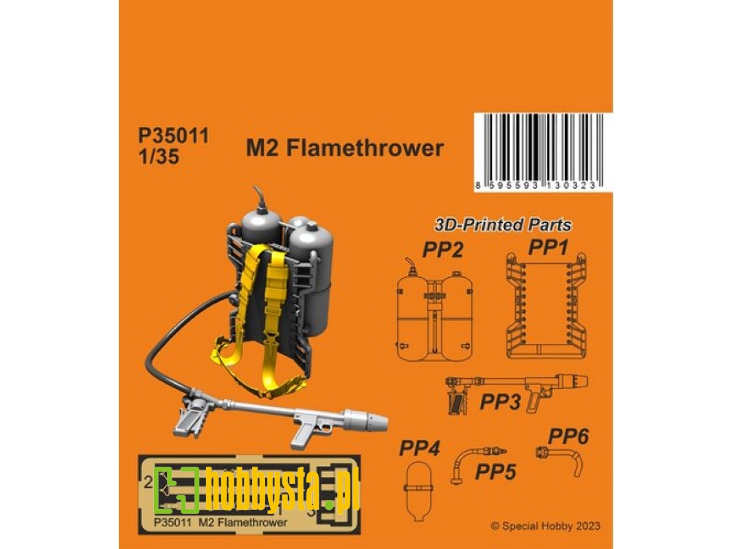 M2 Flamethrower 3d - zdjęcie 1