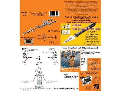 Towbar For Mig 15/17 And Other Jets - zdjęcie 2