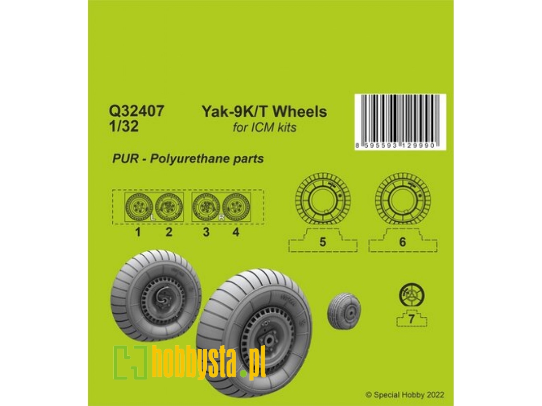 Yak-9t Wheels - zdjęcie 1