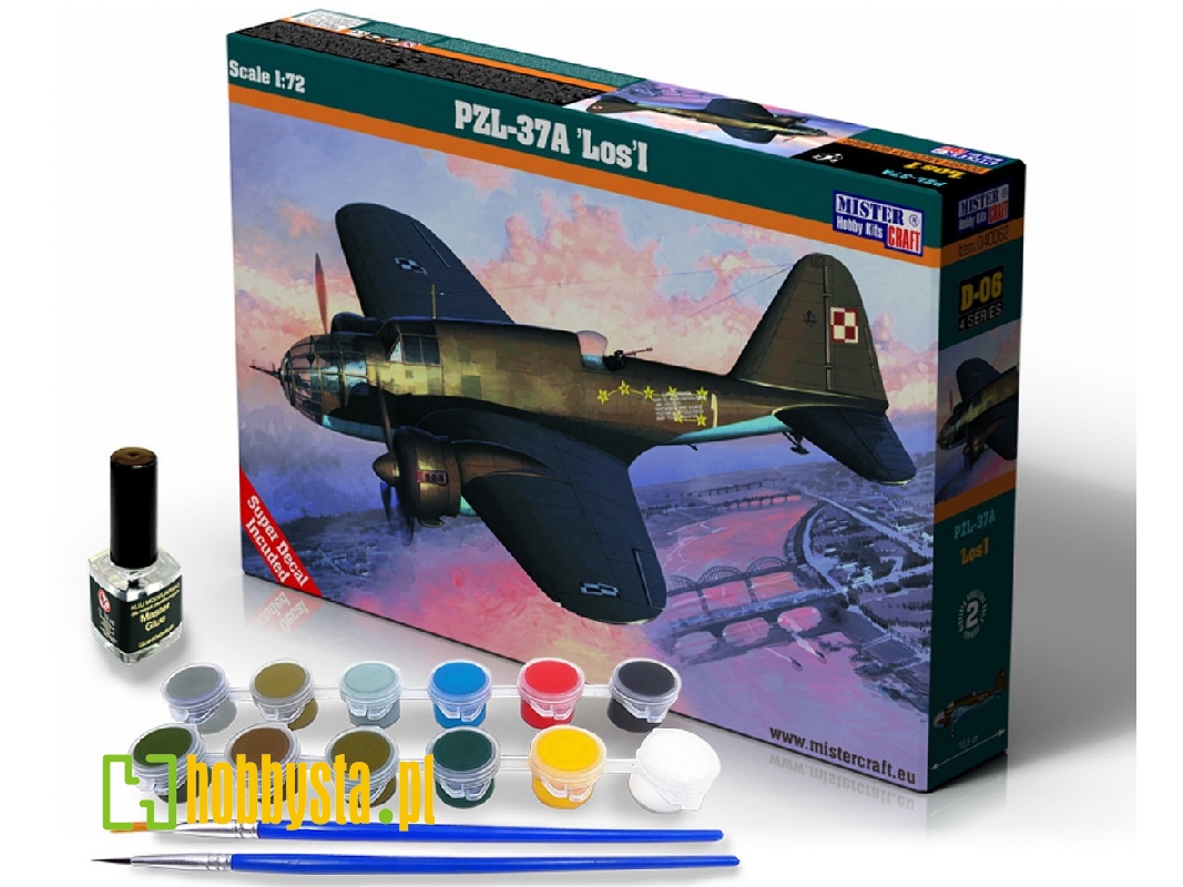 Pzl-37a 'łoś' I - Model Set - zdjęcie 1 Pzl-37a 'łoś' I - Model Set - zdjęcie 1