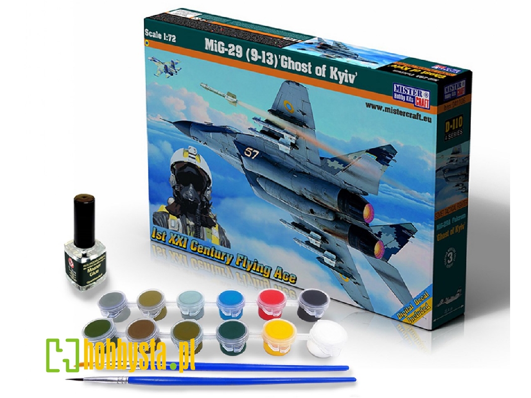 Mig-29 (9-13) 'ghost Of Kyiv' - Model Set - zdjęcie 1 Mig-29 (9-13) 'ghost Of Kyiv' - Model Set - zdjęcie 1