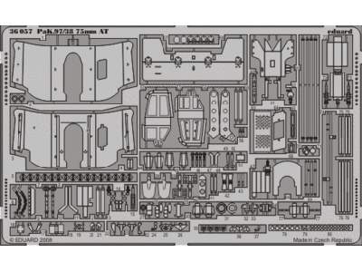  PaK.97/38 75mm AT 1/35 - Italeri - blaszki - zdjęcie 1