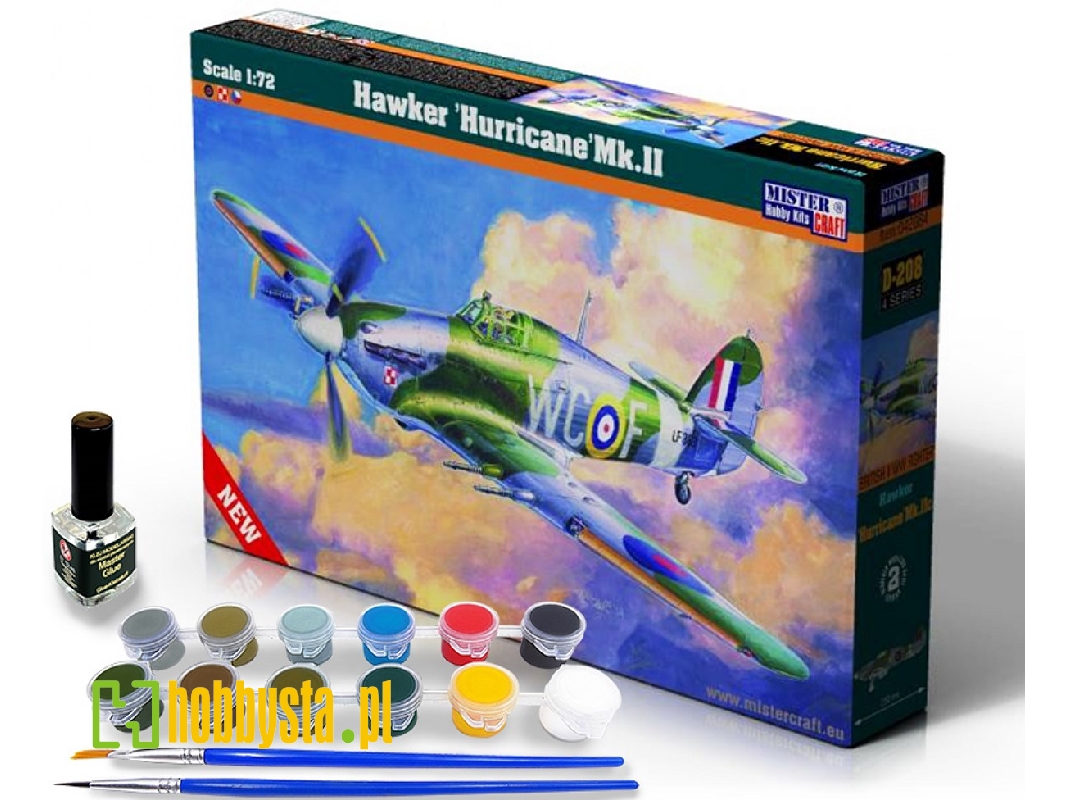 Hawker 'hurricane' Mk.Ii - Model Set - zdjęcie 1 Hawker 'hurricane' Mk.Ii - Model Set - zdjęcie 1