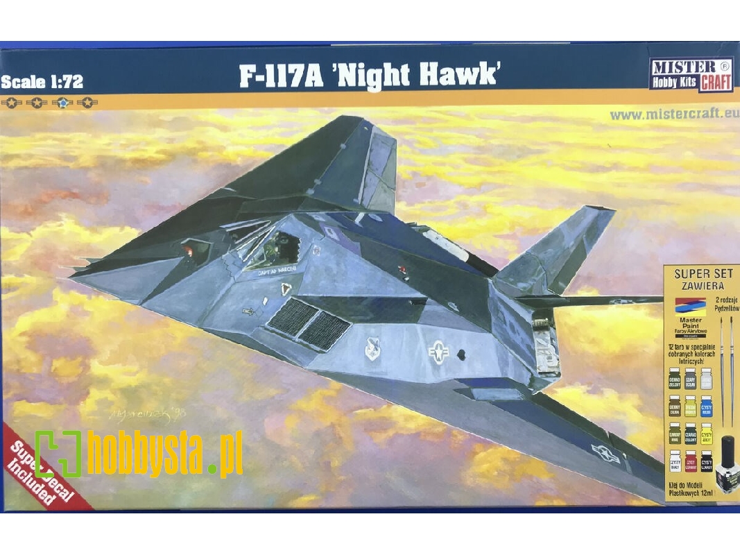 F-117a 'night Hawk' - Model Set - zdjęcie 1