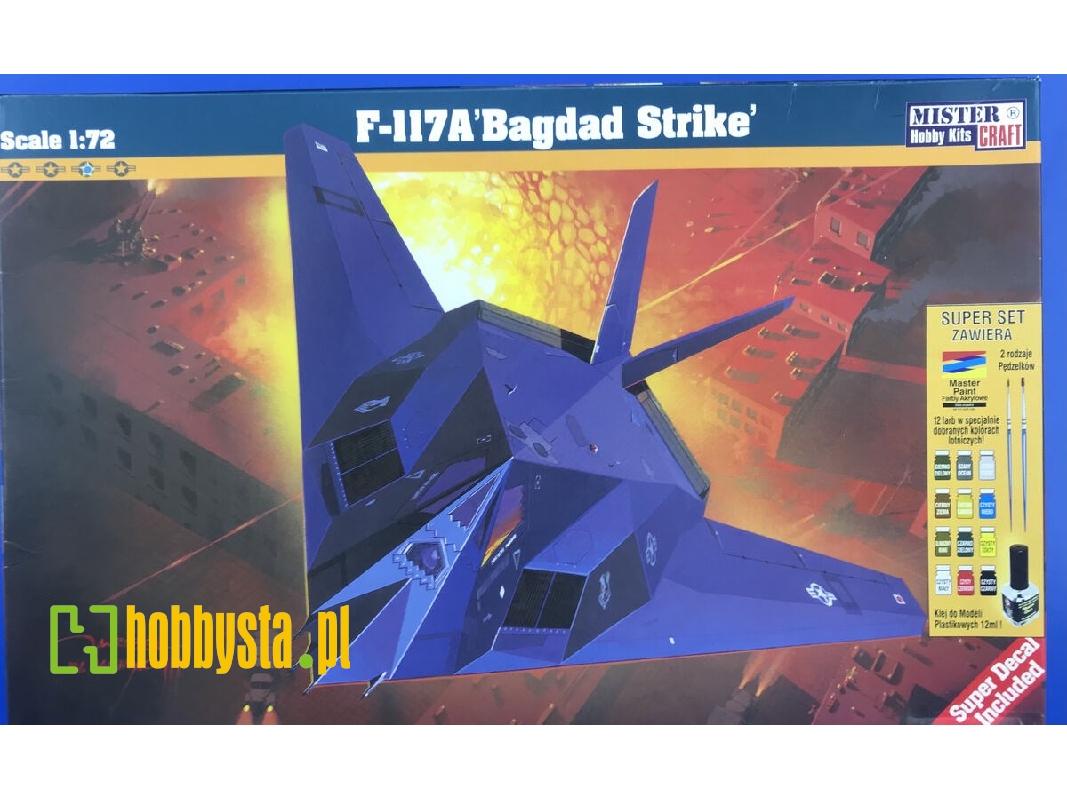 F-117a 'bagdad Strike' - Model Set - zdjęcie 1 F-117a 'bagdad Strike' - Model Set - zdjęcie 1