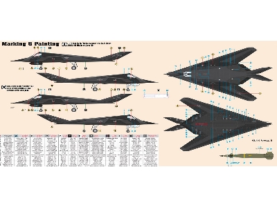 F-117a 'bagdad Strike' - Model Set - zdjęcie 3