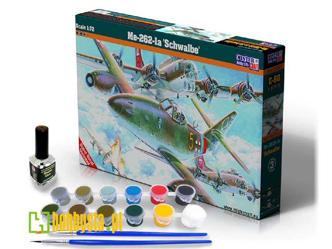 Me-262-1a 'schwalbe' - Model Set - zdjęcie 1 Me-262-1a 'schwalbe' - Model Set - zdjęcie 1