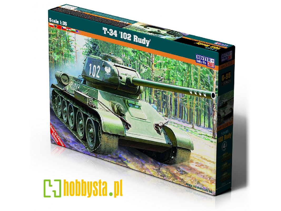 T-34 '102 Rudy' - zdjęcie 1 T-34 '102 Rudy' - zdjęcie 1