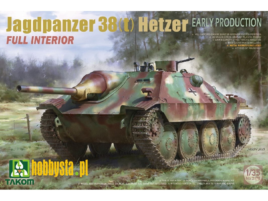 Jagdpanzer 38(T) Hetzer Early Production With Full Interior - zdjęcie 1
