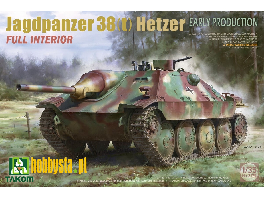 Jagdpanzer 38(T) Hetzer Early Production With Full Interior - zdjęcie 1 Jagdpanzer 38(T) Hetzer Early Production With Full Interior - zdjęcie 1