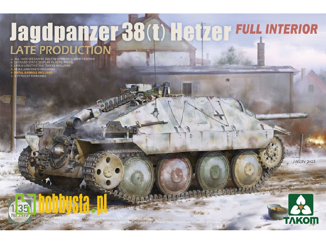 Jagdpanzer 38(T) Hetzer Late Production With Full Interior - zdjęcie 1