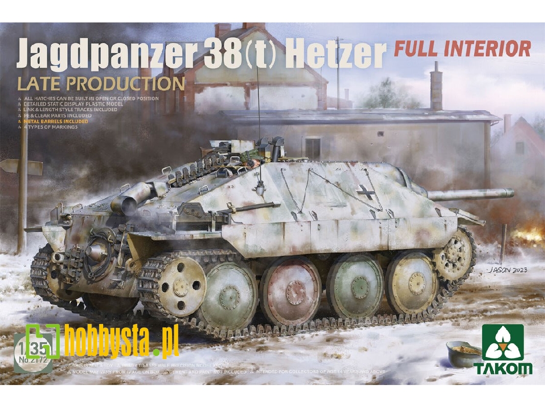 Jagdpanzer 38(T) Hetzer Late Production With Full Interior - zdjęcie 1 Jagdpanzer 38(T) Hetzer Late Production With Full Interior - zdjęcie 1