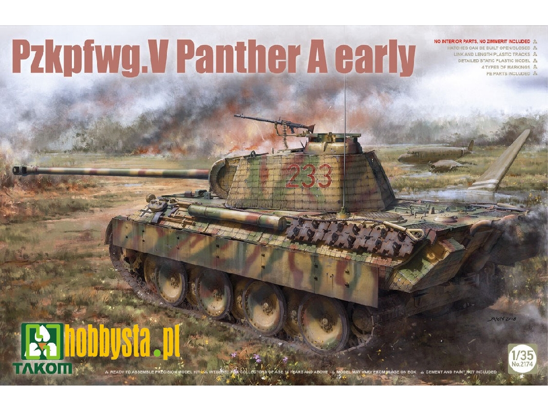 Pzkpfwg.V Panther A Early - zdjęcie 1 Pzkpfwg.V Panther A Early - zdjęcie 1