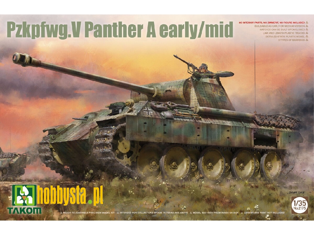 Pzkpfwg.V Panther A Early/Mid - zdjęcie 1 Pzkpfwg.V Panther A Early/Mid - zdjęcie 1