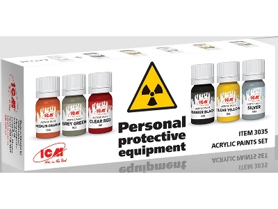 Acrylic Paints Set "personal Protective Equipment" - zdjęcie 1