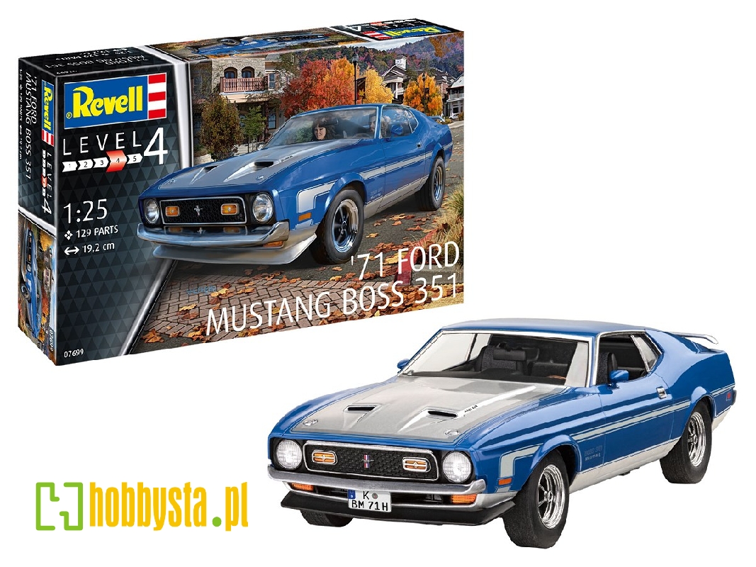 '71 Mustang Boss 351 - zestaw podarunkowy - zdjęcie 1 '71 Mustang Boss 351 - zestaw podarunkowy - zdjęcie 1