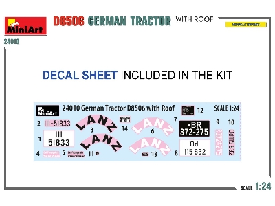 German Tractor D8506 With Roof - zdjęcie 2