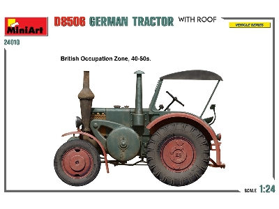 German Tractor D8506 With Roof - zdjęcie 13