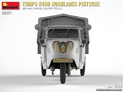 Tempo E400 Hochlader Pritsche. German 3-wheel Delivery Truck - zdjęcie 4