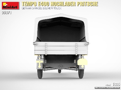 Tempo E400 Hochlader Pritsche. German 3-wheel Delivery Truck - zdjęcie 5