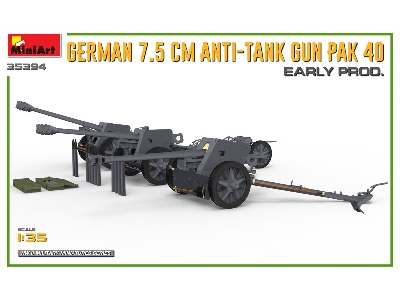 German 7.5cm Anti-tank Gun Pak 40. Early Prod - zdjęcie 6