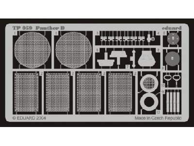  Panther Ausf. D 1/35 - Dragon - blaszki - zdjęcie 1
