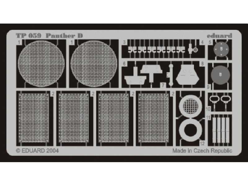  Panther Ausf. D 1/35 - Dragon - blaszki - zdjęcie 1
