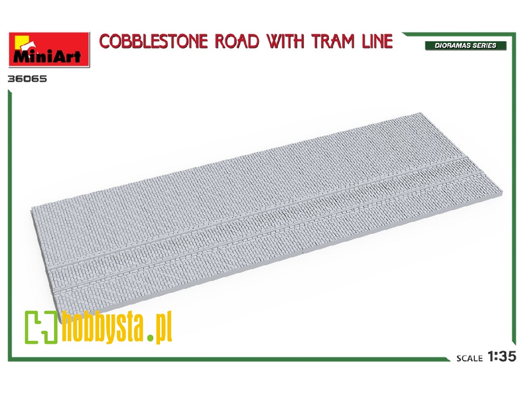 Cobblestone Road With Tram Line - zdjęcie 1