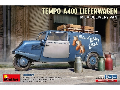 Tempo A400 Lieferwagen. Milk Delivery Van - zdjęcie 1