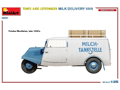 Tempo A400 Lieferwagen. Milk Delivery Van - zdjęcie 17