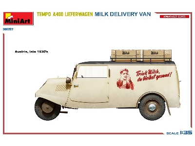 Tempo A400 Lieferwagen. Milk Delivery Van - zdjęcie 18