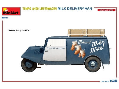 Tempo A400 Lieferwagen. Milk Delivery Van - zdjęcie 19