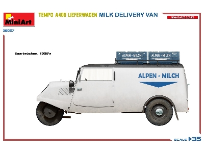 Tempo A400 Lieferwagen. Milk Delivery Van - zdjęcie 20