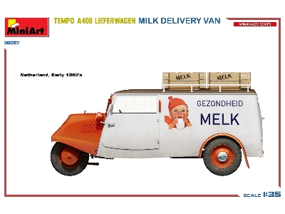 Tempo A400 Lieferwagen. Milk Delivery Van - zdjęcie 21