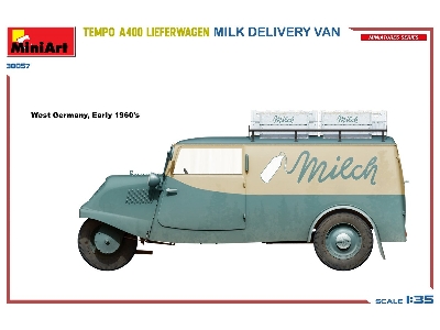 Tempo A400 Lieferwagen. Milk Delivery Van - zdjęcie 22