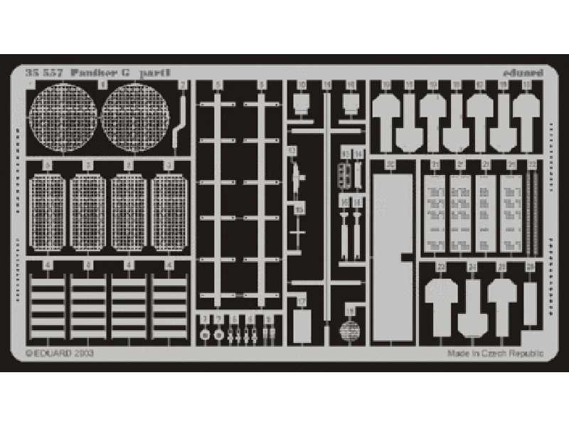  Panther Ausf. G 1/35 - Dragon - blaszki - zdjęcie 1