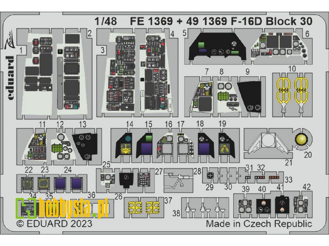 F-16D Block 30 1/48 - KINETIC MODEL - zdjęcie 1