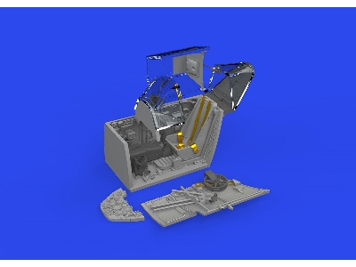 Bf 109F cockpit w/  early seat PRINT 1/48 - EDUARD - zdjęcie 2