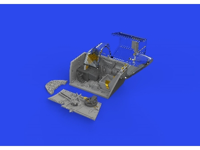 Bf 109F cockpit w/  early seat PRINT 1/48 - EDUARD - zdjęcie 3