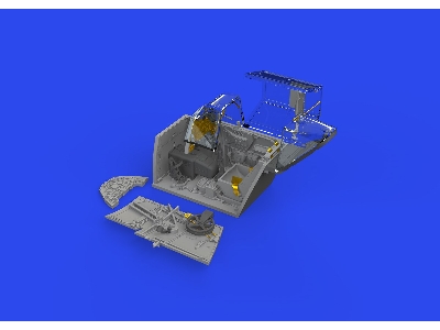 Bf 109F cockpit w/  early seat PRINT 1/48 - EDUARD - zdjęcie 6