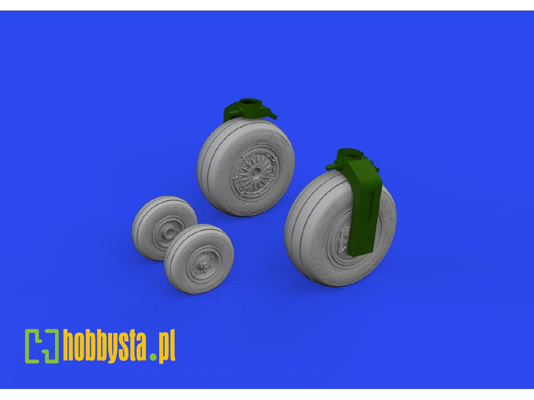 F-4E wheels 1/48 - MENG - zdjęcie 1 F-4E wheels 1/48 - MENG - zdjęcie 1