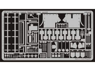  Panther Ausf. G Night Fighting 1/35 - Dragon - blaszki - zdjęcie 3