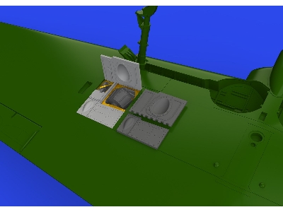 A6M3 gun bays short barrel PRINT 1/48 - EDUARD - zdjęcie 8