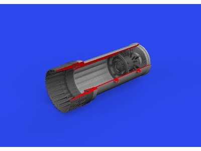 F-104A/ C exhaust nozzle PRINT 1/48 - EDUARD - zdjęcie 2