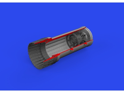 F-104A/ C exhaust nozzle PRINT 1/48 - EDUARD - zdjęcie 6